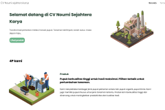 Revitalization of CV Noumi Sejahtera Karya Profile Website